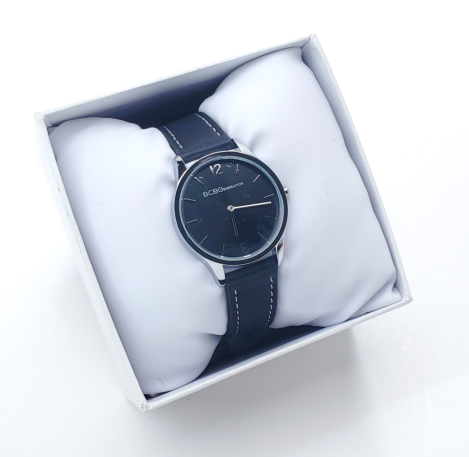 Black leather band BCBG watch Working Women main image 3